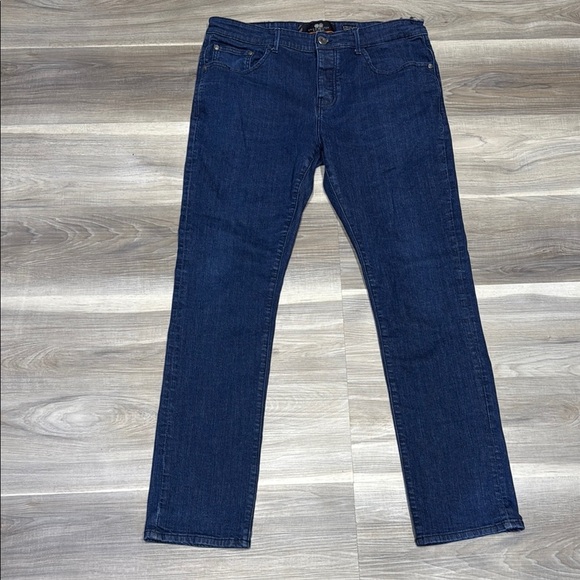 🚩 Crosshatch straight leg Men's Blue Jeans size 36 - Picture 1 of 9
